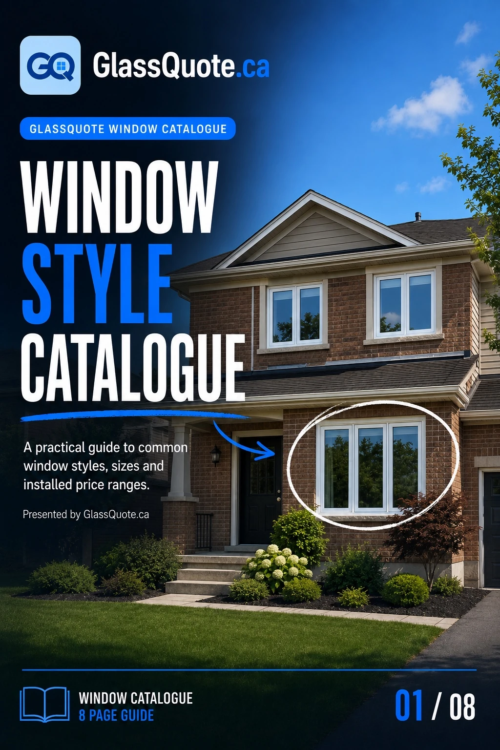 GlassQuote.ca Window Style Catalogue cover