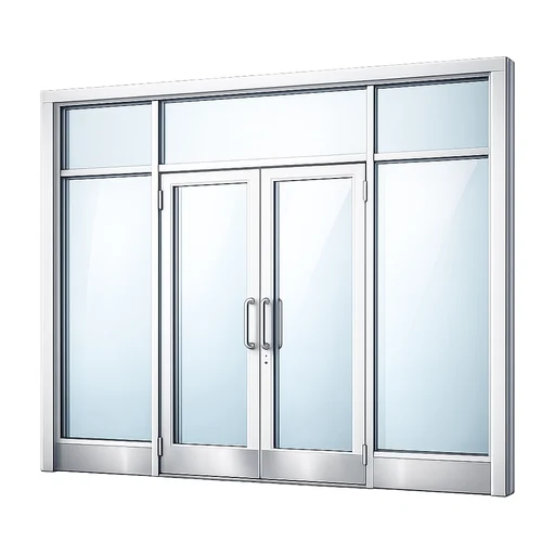 Commercial storefront glass