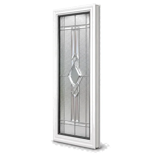Entry door insert