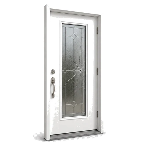 Replacement door glass panel