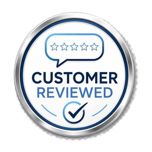 Customer reviewed badge