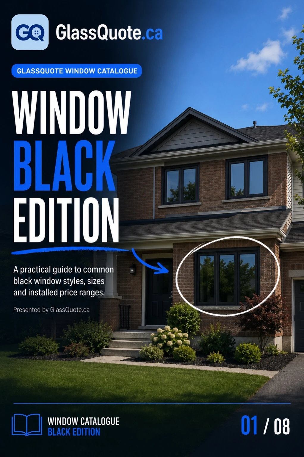 GlassQuote.ca Window Black Catalogue cover
